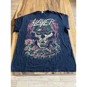 Vintage Slayer T-shirt Size Large 100% Cotton Alstyle